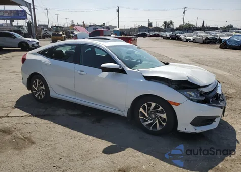 2018 Honda Civic Ex from USA, damaged, VIN 2HGFC2F72JH502556